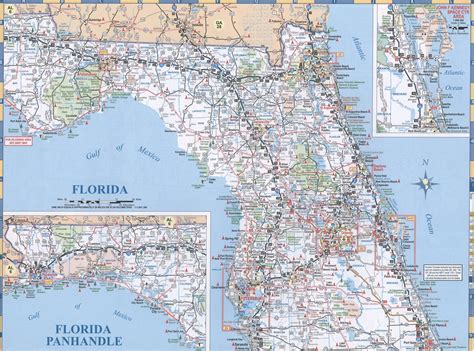 North Florida Road Map Image Detailed Map Of Northern Florida