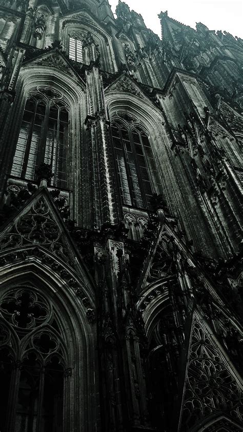 Gothic Cathedral Building Cathedral Dark Germany Gothic Old Hd