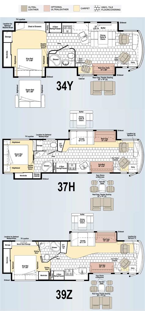 Winnebago Journey Floor Plans Floorplans Click