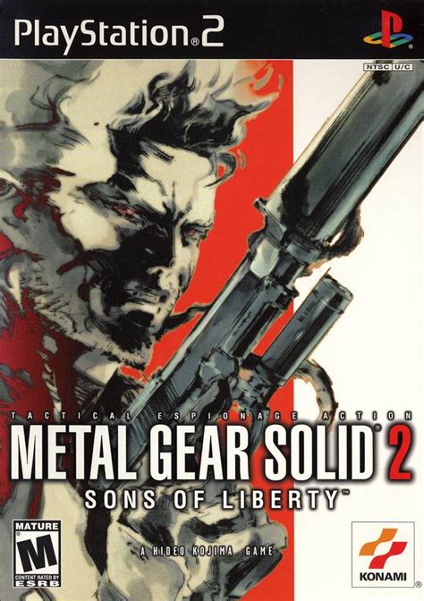 Metal Gear Solid 2 Sons Of Liberty Sony Playstation 2 Game