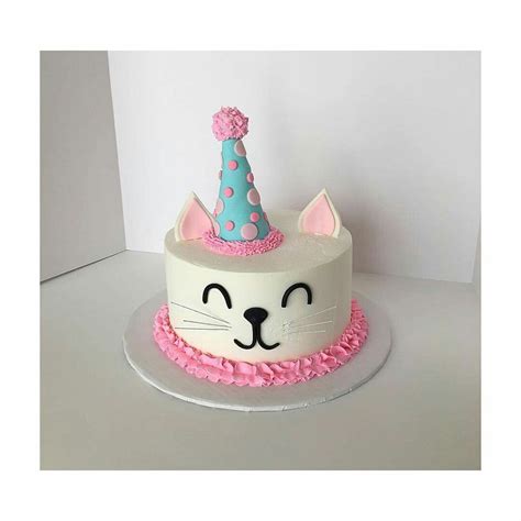 Kitty Birthday Cake Birthday Cake For Cat Cat Birthday Party Cool