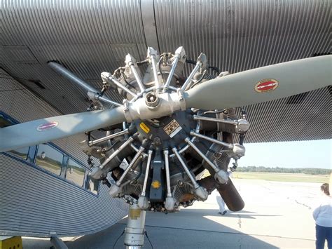 Pratt And Whitney Wasp Radial Piston Engine From A 1929 Ford Trimotor