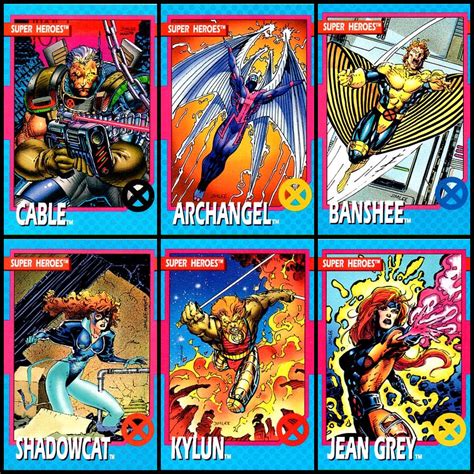 X Men Series 1 Card Set By Jim Lee Jimlee Marvelcomics Cards The90s