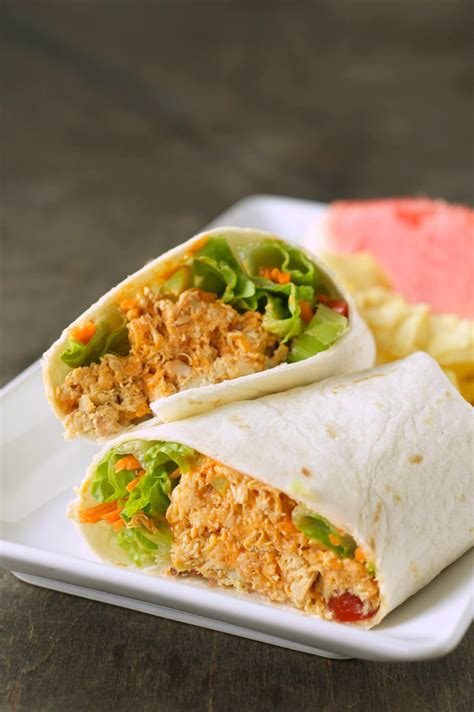 Dip chicken strips into mixture, coating both sides. Three Meals One Crock: Buffalo Chicken Wraps - Slow Cooker ...