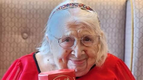 100 year old woman says secret to long and happy life is avoiding strange men mirror online