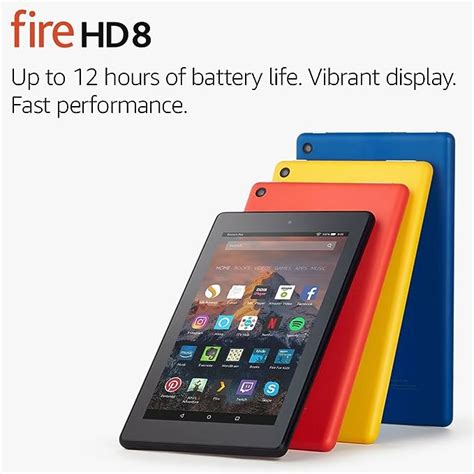 Fire Hd 8 Tablet With Alexa 8 Hd Display 16 Gb Marine Blue With