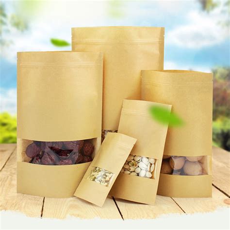 10pcs Kraft Paper T Bags Candy Snacks Paper Bags Wedding Christmas