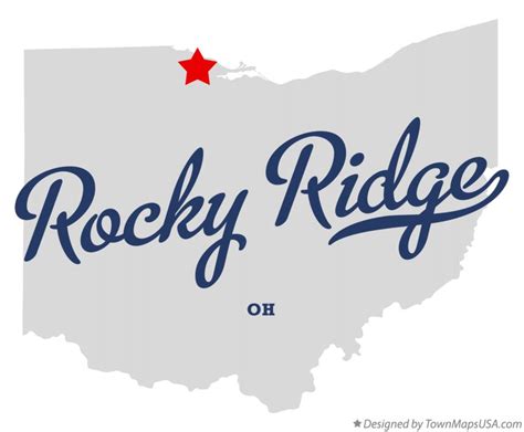 Map Of Rocky Ridge Oh Ohio