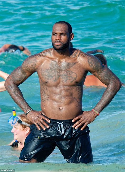 Basketball Superstar Shows Off His Chiseled Physique While Shooting