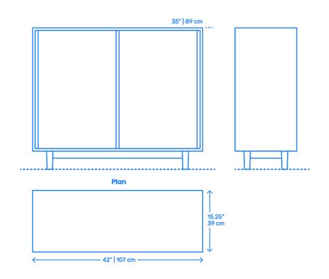 Consoles Sideboards Dimensions And Drawings