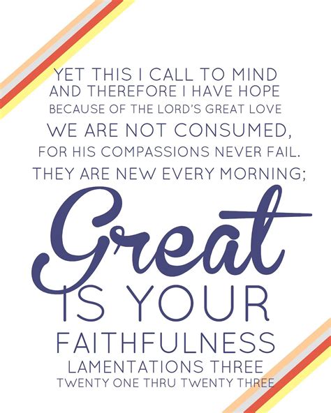 Great Is Thy Faithfulness This Is My Favorite Scripture Lamentations