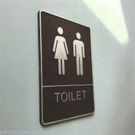 Acrylicstainless Steel Toilet Sign Board Rs 400square Feet I Mark