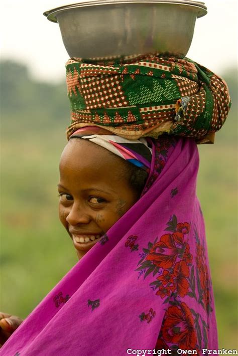 Peul Woman After A Market Benin West Africa Photograph By Owen