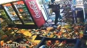 Woman Is Caught On Camera Trashing Convenience Store After Being Caught Shoplifting Daily Mail