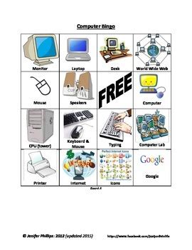 Just follow the instructions below. Computer Lab Bingo by Mrs Ps Ed Tech Talk | Teachers Pay ...