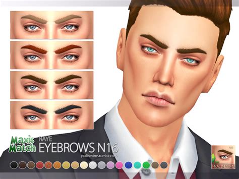 Sims 4 Maxis Match Cc Eyebrows Honfleet