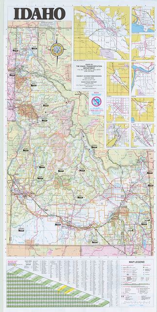 2001 Official Idaho Highway Map Flickr Photo Sharing