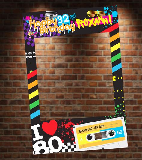 80s Themed Photo Booth 80s Theme Party 80s Party Decorations 80s