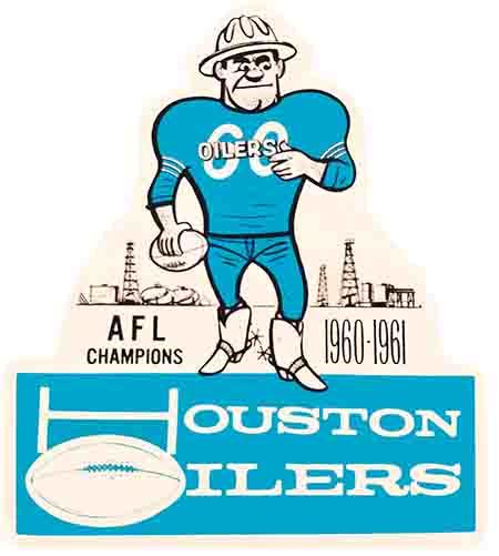 Houston Oilers 1961 Vintage Road Trip Collection