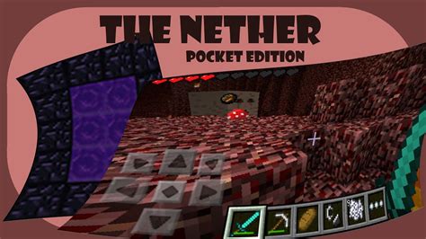 Minecraft Pocket Edition Nether Youtube