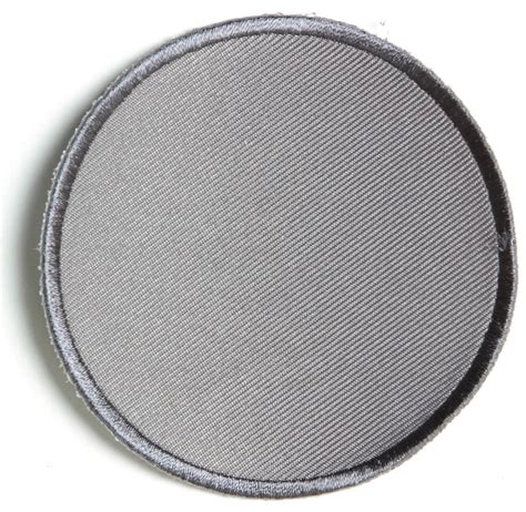 Gray 3 Inch Round Blank Patch Embroidered Patches By Ivamis Patches