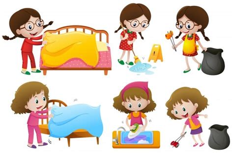 Free Clipart Kids Chores 10 Free Cliparts Download Images On