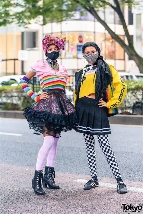 Tokyo Fashiontokyo Art Student Sierra And Graphic Designer Jaimens On