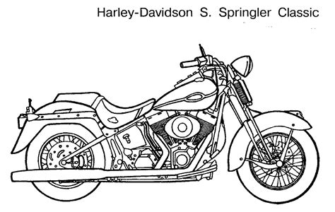 Preschool american flag coloring page. Coloring Pages Of Harley Davidson Motorcycles Printable