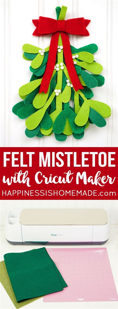 These Adorable Felt Mistletoe Bundles Are A Quick Easy And
