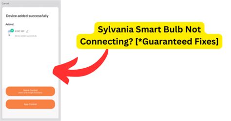 Sylvania Smart Bulb Not Connecting Guaranteed Fixes