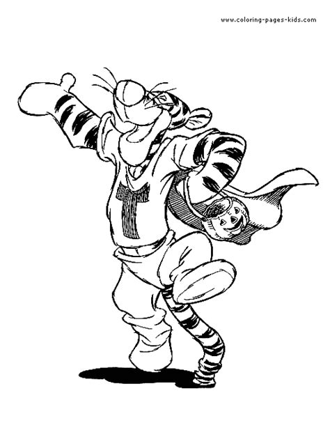114 winnie the pooh pictures to print and color. Tigger Halloween color page - Halloween color page