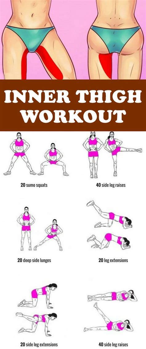Jumping plyometric exercises strengthen every muscle in your legs (including your inner thighs) and torch major calories all at once. 10 Minute Inner Thigh Workout To Try At Home | Inner thigh ...