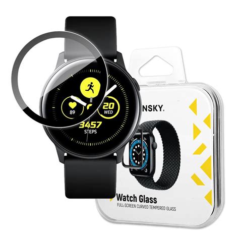 Wozinsky Watch Glass Hybrid Glass Za Samsung Galaxy Watch Active Crno