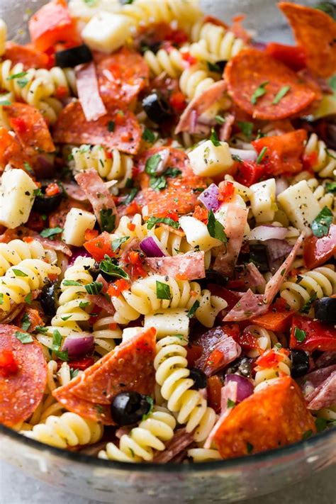 Salade De Pâtes Italienne Facile Vinaigrette Italienne Maison Alai