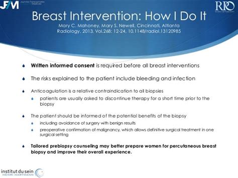 Luc Rotenberg Us Guided Vacuum Breast Biopsy And Minimal Invasive I