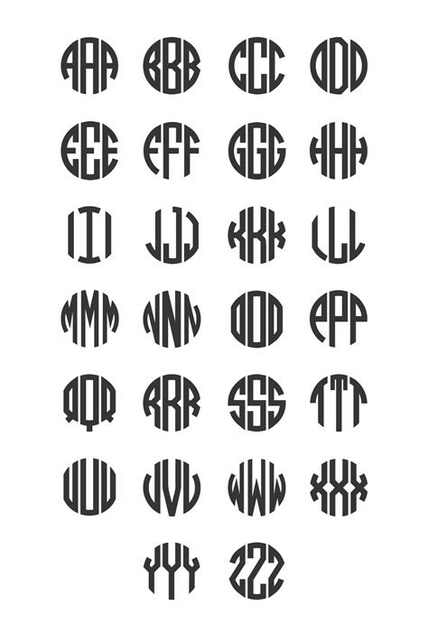 Wooden Circle Monogram - BCrafty Company