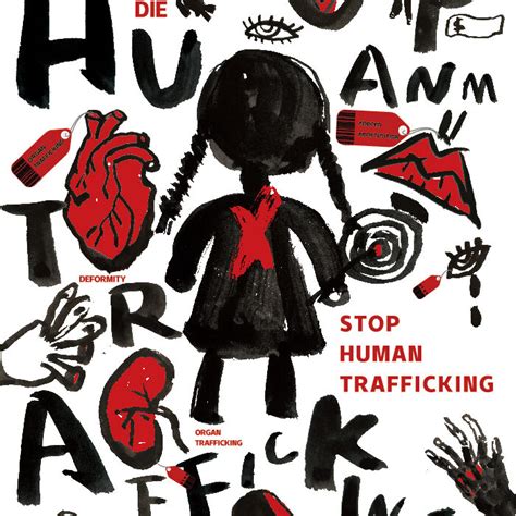 078 Cheng Yang China Stop Human Trafficking International Reggae Poster Contest