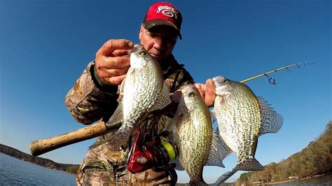 Fall Crappie Fishing Techniques Jigging For Suspended Crappie Youtube