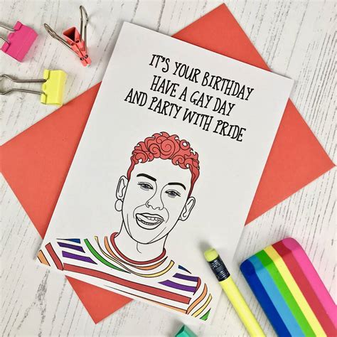 Gay Day Birthday Card By Adam Regester Design