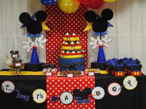 We've gathered some magical ideas to take any baby shower to the next level. Disney baby shower themes | Mickey mouse baby shower ...