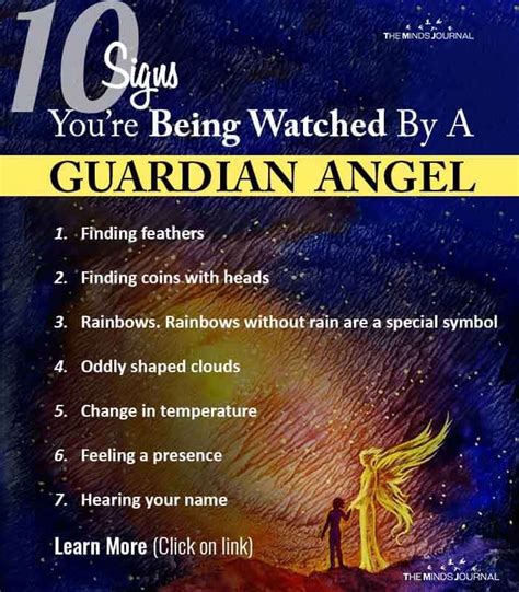 10 Signs Youre Being Watched By A Guardian Angel Guardian Angel