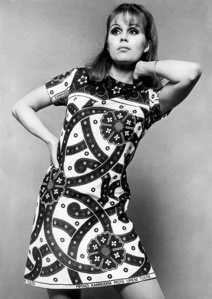 Prints Of Joanna Lumley Modelling Sixties Fashion Joanna Lumley Fashion
