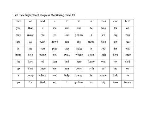 This worksheet is great for evaluating where your students stand when it comes to their kindergarten sight words. 12 Best Images of Learning Sight Words Worksheets - Winter ...