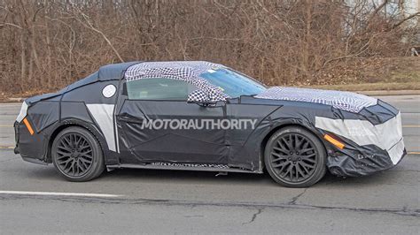 2024 Ford Mustang Gt Spy Shots Redesigned Pony Car Keeps The V 8 Alive