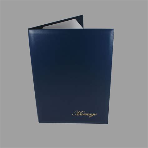 Royal Blue Leatherette Luxury A4 Signing Folder Celebrant Warehouse