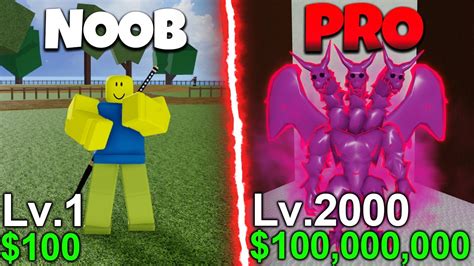 Going From Noob To Pro In Blox Fruits Update 15 Lv 1 To Lv 700