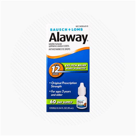 Alaway Antihistamine Eye Drops 60 Day Supply Dryeye Rescue