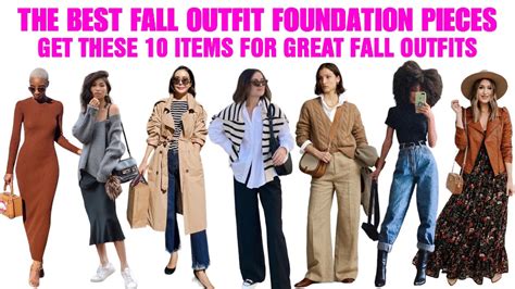 10 Essential Fall Foundation Pieces Create Amazing Fall Looks With