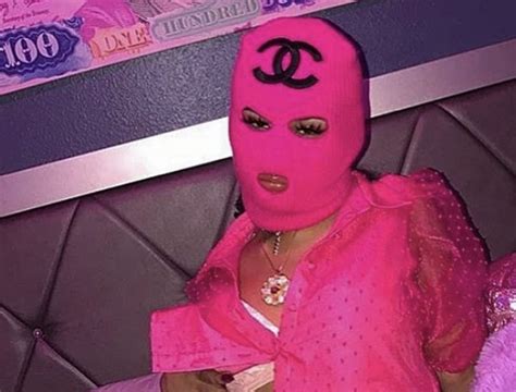 Pink Ski Mask Aesthetic  Mask