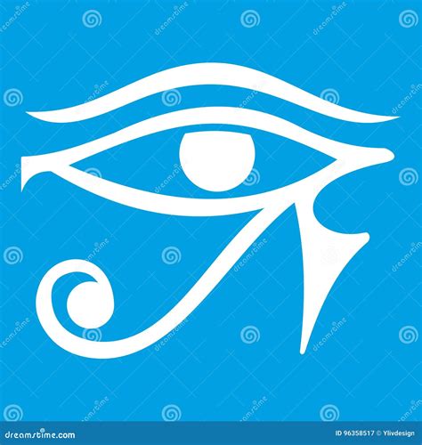 Eye Of Horus Egypt Deity Eye Of Ra Antique Egyptian Hieroglyphic Mystical Sign Symbol Of